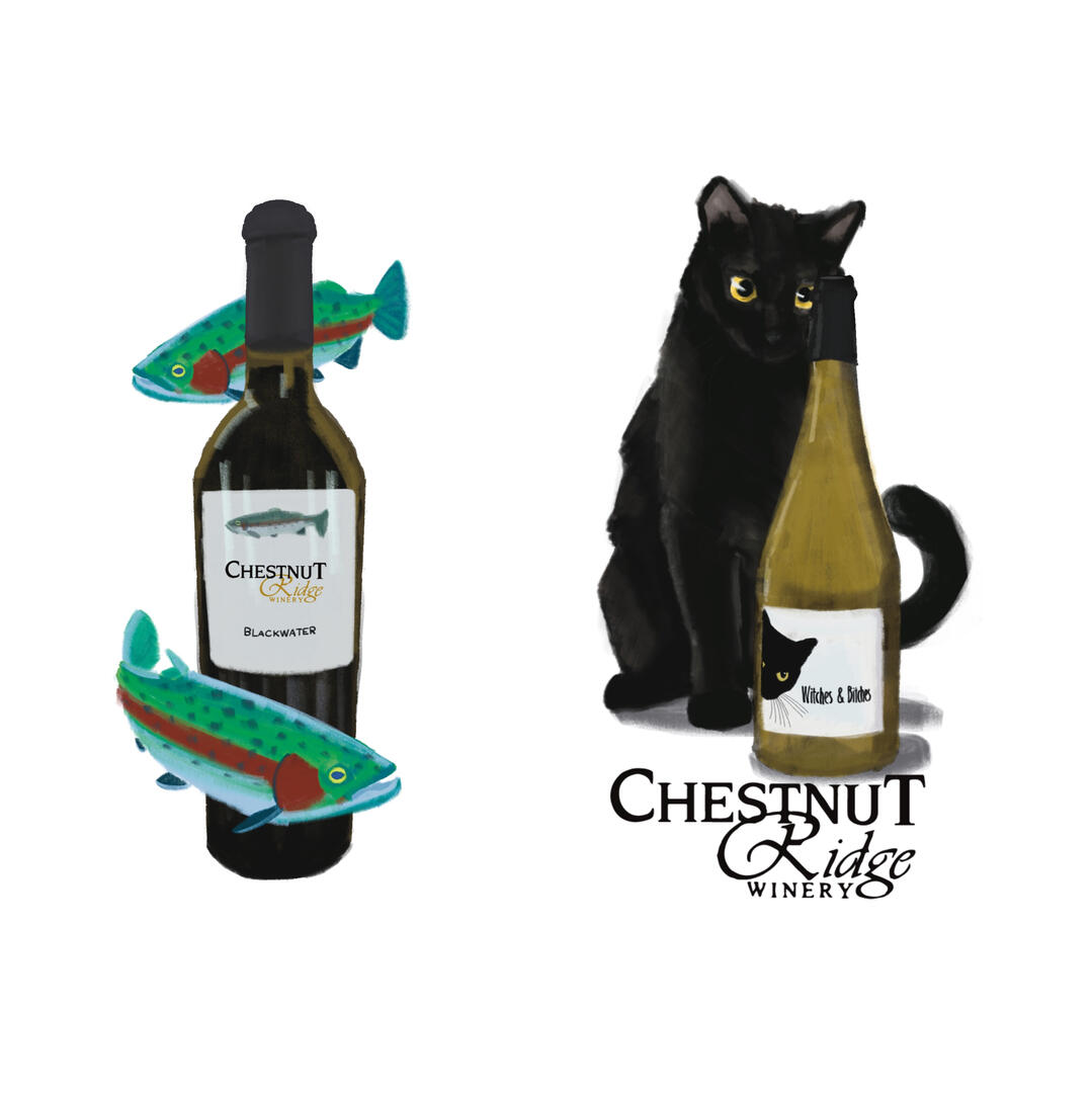 Stickers For Chestnut Ridge Winery March 2026