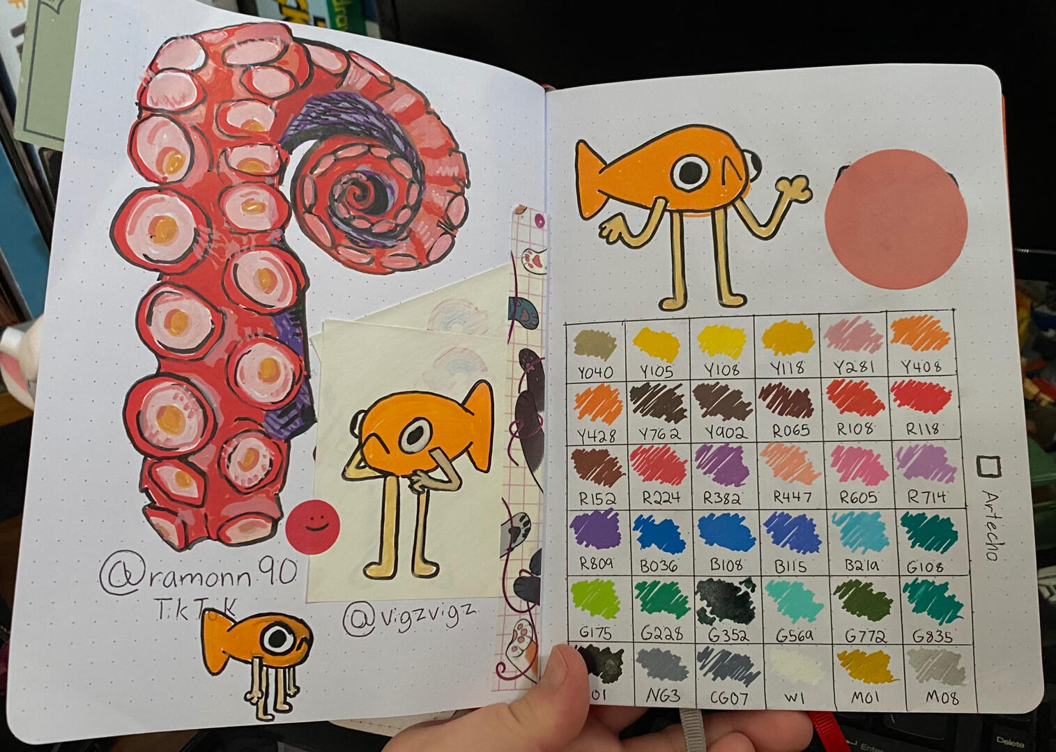 Sketchbook Spread April 2025